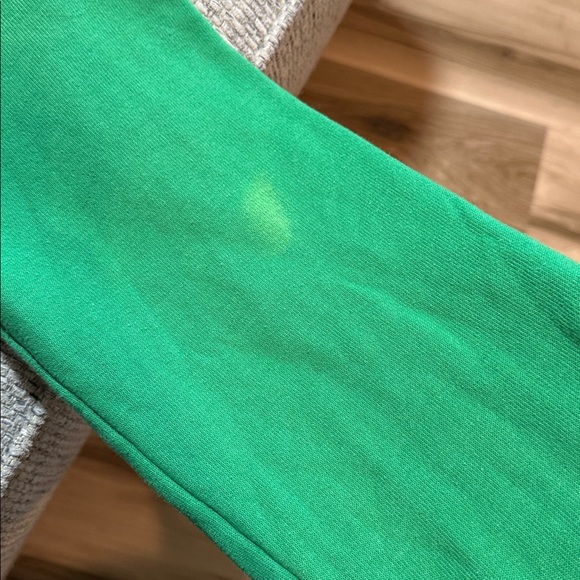 Aviator Nation Smiley 2 Full Zip and Sweatpants Kelly Green Yellow Size Large - Picture 9 of 9